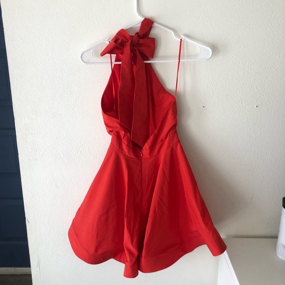 Revolve Red Backless Dress - Picture 8 of 8